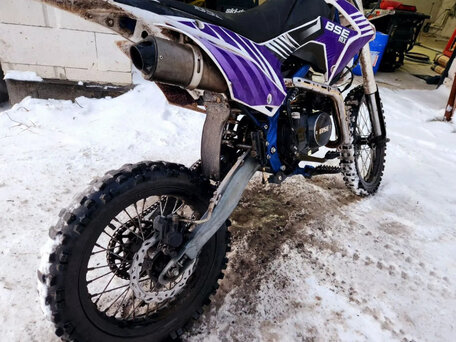 2024 BSE MX 125, фиолетовый, 95000 рублей, вид 4
