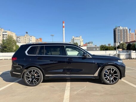 2019 BMW X7 30d I (G07), синий, 7790000 рублей, вид 4