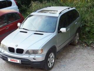 2003 BMW X5 3.0i I (E53), серебристый, 650000 рублей, вид 1