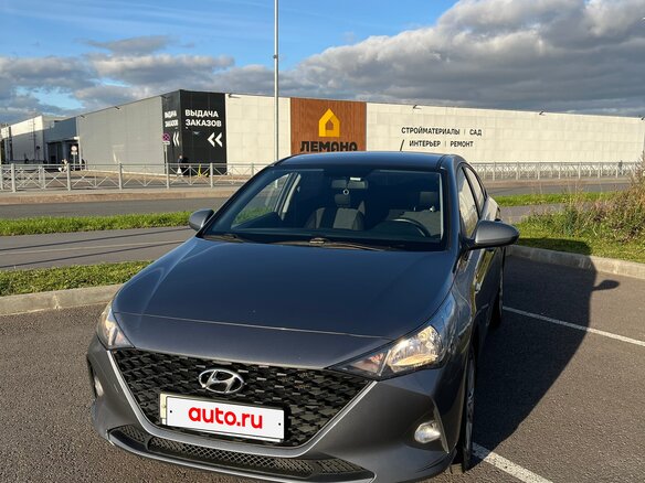 2020 Hyundai Solaris II Рестайлинг, серый