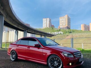 2008 Mercedes-Benz C-Класс 280 III (W204), красный, 1000000 рублей, вид 2