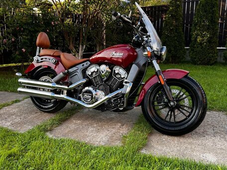 2015 Indian Scout, пурпурный, 800000 рублей, вид 4