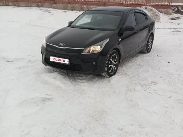 2018 Kia Rio IV, чёрный, 1455000 рублей