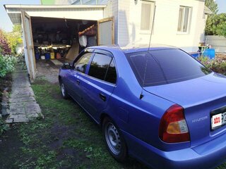 2006 Hyundai Accent ТагАЗ II, фиолетовый, 350000 рублей, вид 3