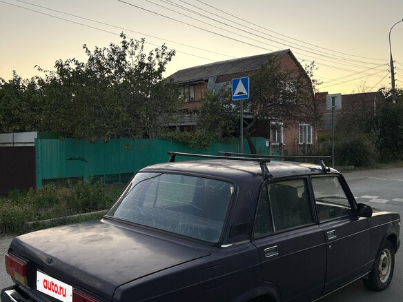 1997 Lada (ВАЗ) 2107, фиолетовый - вид 3