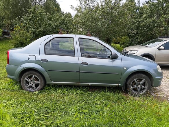 2012 Renault Logan I Рестайлинг, синий, 365000 рублей - вид 5