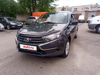 2019 Lada (ВАЗ) Granta I Рестайлинг, серый, 600000 рублей, вид 2