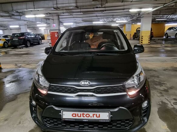 2017 Kia Picanto III, чёрный, 1200000 рублей