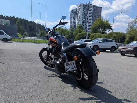 2012 Harley-Davidson Dyna Wide Glide, чёрный, 790000 рублей, вид 3