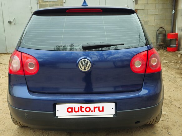 2006 Volkswagen Golf V, синий, 360000 рублей - вид 5