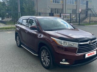 2014 Toyota Highlander III (XU50), фиолетовый, 3000000 рублей, вид 2