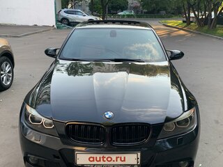 2009 BMW 3 серии 320d V (E90/E91/E92/E93) Рестайлинг, чёрный, 1600000 рублей, вид 3
