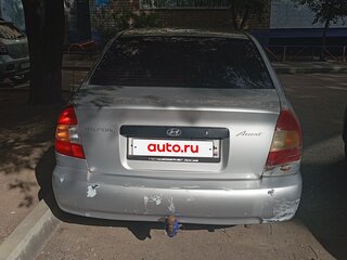 2004 Hyundai Accent ТагАЗ II, серебристый, 185000 рублей, вид 5