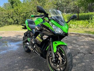 2019 Kawasaki Ninja 650, зелёный, 750000 рублей, вид 5