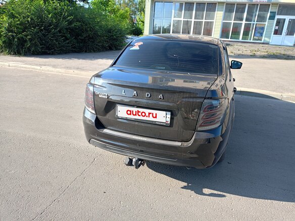 2022 Lada (ВАЗ) Granta I Рестайлинг, чёрный, 725000 рублей - вид 2