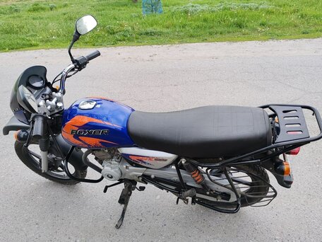 2020 Bajaj Boxer BM 125, синий, 110000 рублей, вид 4