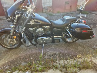 2006 Kawasaki VN1600 Vulcan, чёрный, 580000 рублей, вид 1