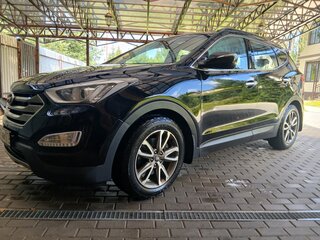 2013 Hyundai Santa Fe III, чёрный, 1500000 рублей, вид 1