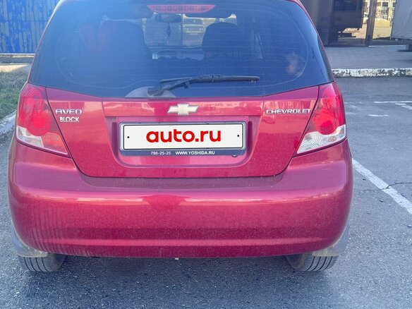 2006 Chevrolet Aveo I, красный, 440000 рублей - вид 6