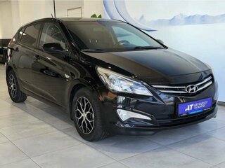 2016 Hyundai Solaris I Рестайлинг, чёрный, 1025000 рублей, вид 1