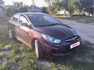 2011 Hyundai Accent IV, фиолетовый, 800000 рублей, вид 4