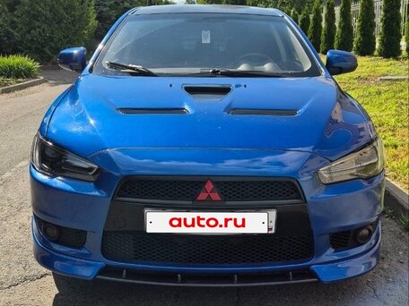 2008 Mitsubishi Lancer X, синий, 900000 рублей, вид 1