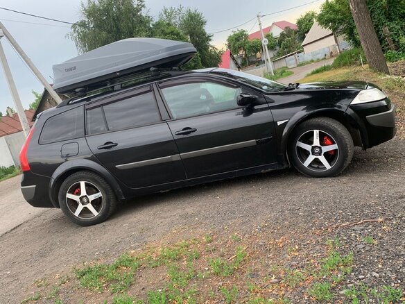2006 Renault Megane II Рестайлинг, чёрный, 670000 рублей - вид 12
