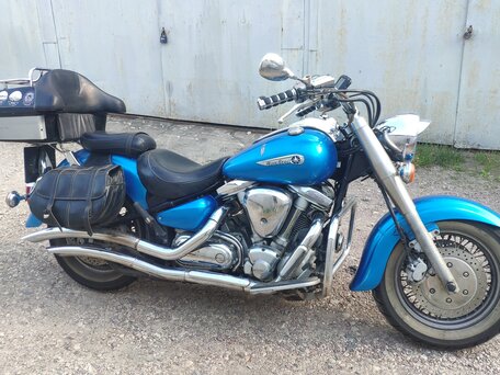 2003 Yamaha XV 1600 Road Star, синий, 550000 рублей, вид 3