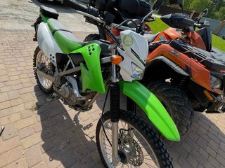 2016 Kawasaki KLX 150, зелёный, 400000 рублей, вид 3