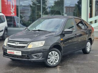 2016 Lada (ВАЗ) Granta I, чёрный, 389000 рублей, вид 1