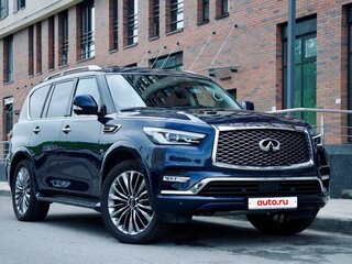 2018 Infiniti QX80 I Рестайлинг 2, синий, 5900000 рублей, вид 1