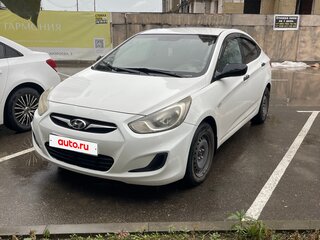 2012 Hyundai Solaris I, белый, 580000 рублей, вид 1