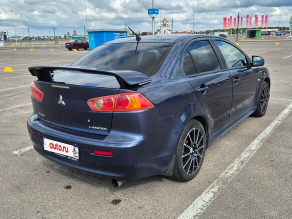2008 Mitsubishi Lancer X, синий, 665000 рублей - вид 5