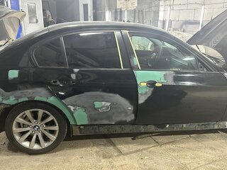 2008 BMW 3 серии 325i V (E90/E91/E92/E93), чёрный, 790000 рублей, вид 5