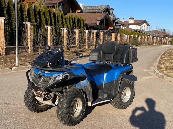 2016 CFMoto CFORCE 400L EPS, синий, 650000 рублей - вид 6