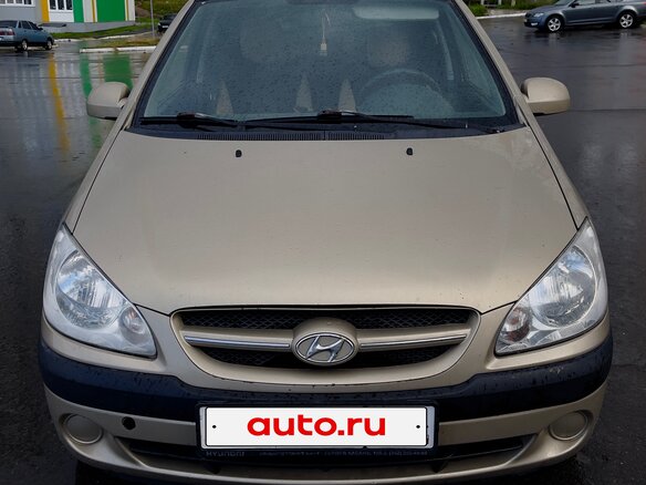 2008 Hyundai Getz I Рестайлинг, бежевый, 498000 рублей