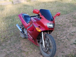 1995 Kawasaki ZZR 250, красный, 220000 рублей, вид 2