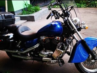 1995 Honda VT 1100, синий, 400000 рублей, вид 4