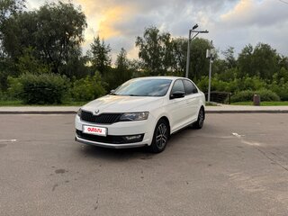 2019 Skoda Rapid I Рестайлинг, белый, 1430000 рублей, вид 1