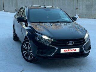 2022 Lada (ВАЗ) Vesta I, чёрный, 1150000 рублей, вид 4