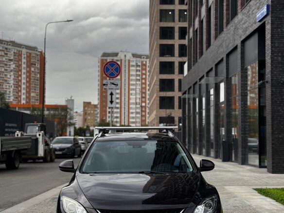 2008 Mazda 6 II (GH), пурпурный - вид 1