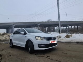 2019 Volkswagen Polo V Рестайлинг, белый, 1300000 рублей, вид 2