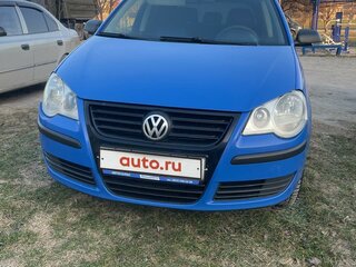 2009 Volkswagen Polo IV Рестайлинг, синий, 585000 рублей, вид 2
