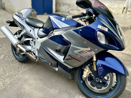 2006 Suzuki GSX 1300 R Hayabusa, синий, 760000 рублей, вид 3