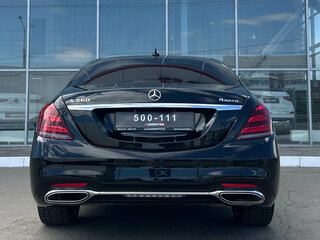 2019 Mercedes-Benz S-Класс 560 Long VI (W222, C217) Рестайлинг, чёрный, 6780000 рублей, вид 4