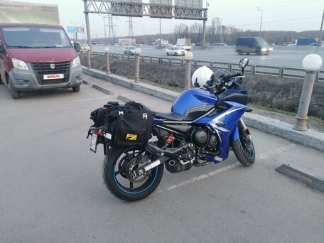 2009 Yamaha XJ6 (FZ6R), синий, 400000 рублей, вид 2
