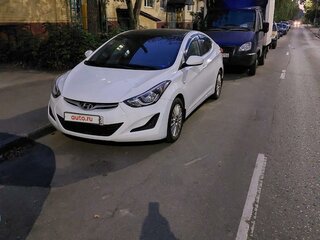 2014 Hyundai Elantra V (MD) Рестайлинг, белый, 1000000 рублей, вид 3