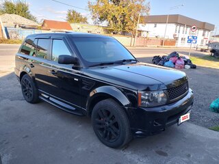 2008 Land Rover Range Rover Sport Supercharged I, чёрный, 1350000 рублей, вид 2