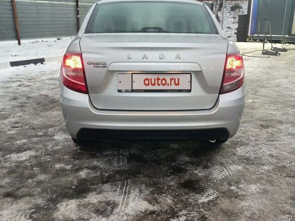 2023 Lada (ВАЗ) Granta I Рестайлинг, серебристый, 830000 рублей - вид 4