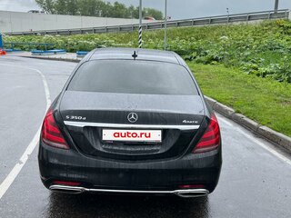 2019 Mercedes-Benz S-Класс 350 d Long VI (W222, C217) Рестайлинг, чёрный, 4290000 рублей, вид 4
